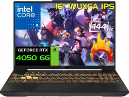 Asus TUF Gaming F16 16' 144Hz Core 5 210H DDR5 64GB SSD1000 RTX 4050 W11