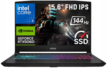 MSI Katana 15,6' 144Hz i5-14450HX DDR5 16GB SSD 512GB RTX 5060 W11