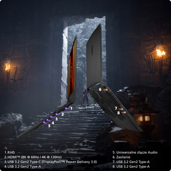 MSI Katana 15,6' 165Hz QHD i7-14650HX DDR5 16GB SSD 1000GB RTX 5060 W11