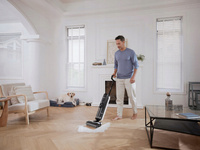 Odkurzacz sprzątająco-mopujący 2w1 Tineco Floor One S6 FlashDry granatowy