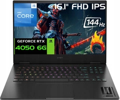 Gaming HP OMEN Intel i5-13420H 16,1' 144Hz DDR5 32GB SSD 512GB RTX 4050 W11