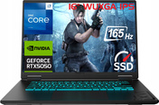 Gigabyte A16 Intel i7-13620H 16' WUXGA 165Hz DDR5 16GB SSD1000 RTX 5050 W11