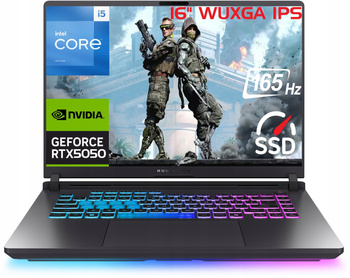 Asus ROG Strix G16 165Hz WUXGA i5-13450HX DDR5 32GB SSD1500 RTX 5050 W11