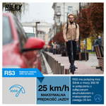 Hulajnoga elektryczna RILEY RS3 25km 350W 8,5" Czarny