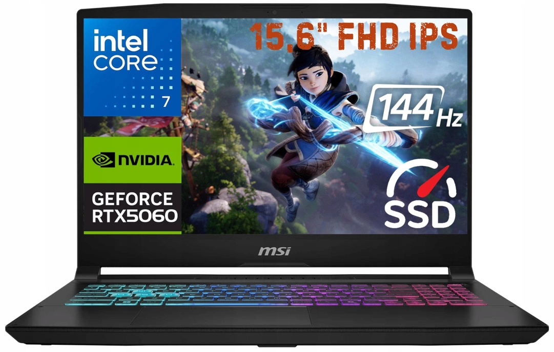 NEC LL750/TSB （Core i7・15.6″ 512GB SSD） MSI Katana 15,6' 144Hz i7-14650HX DDR5 64GB SSD 512GB RTX 5060 W11