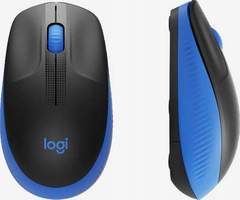 Myszka bezprzewodowa LOGITECH M190 Czarno-niebieska