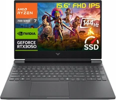 HP Victus Gaming Ryzen 7 7445HS 15,6' 144Hz DDR5 32GB SSD 512GB RTX3050 W11