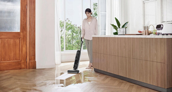 Odkurzacz sprzątająco-mopujący 2w1 Tineco Floor One S6 FlashDry granatowy