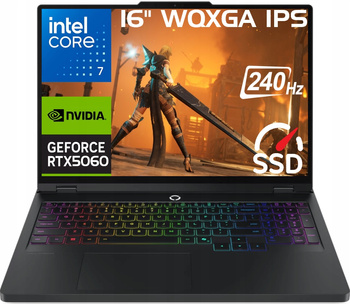 Lenovo Legion 5 Pro 16" WQXGA 240H i7-14650HX DDR5 32GB SSD 2TB RTX5060 W11