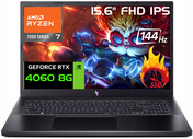Gaming Acer Nitro V15 Ryzen7 7735HS 15' 144Hz DDR5 16GB SSD 1000GB RTX 4060
