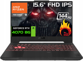 Asus TUF Gaming A15 15' 144Hz Ryzen 9 7940HS DDR5 16GB SSD1000 RTX 4070 W11