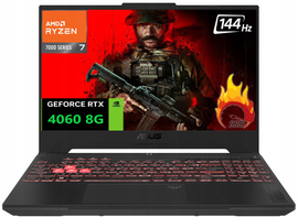 Asus TUF Gaming A15 15,6' 144Hz Ryzen 7 7735HS DDR5 16GB SSD512 RTX4060 W11