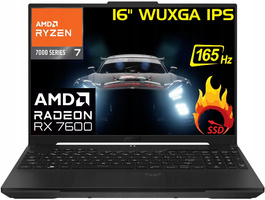 Asus TUF Gaming A16 16' 165Hz Ryzen 7 7435HS DDR5 16GB SSD1000 RX7600S W11