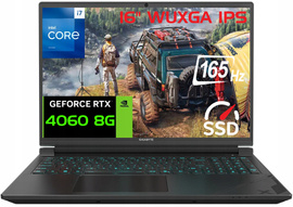 Gaming Gigabyte G6X i7-13650H 16' WUXGA 165Hz DDR5 16GB SSD1000 RTX4060