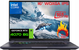 Gigabyte Aorus 16X i7-14650HX 16' WQXGA 165Hz DDR5 64GB SSD1000 RTX4070 W11