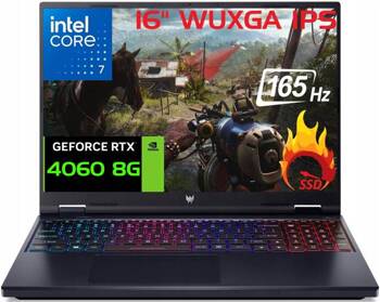 Acer Predator i7-14650HX 16' WUXGA 165Hz DDR5 16GB SSD 1000GB RTX4060 W11