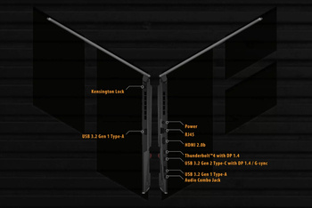 Asus TUF Gaming F15 15,6' 144Hz i5-12500H DDR4 16GB SSD 1000GB RTX 3050 W11