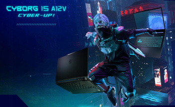 Gaming MSI Cyborg A12VF i5-12450H 15,6' 144Hz DDR5 64GB SSD 1000GB RTX 4060