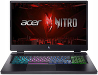 Acer Nitro 17 R7 8845HS 17,3' 165Hz WQHD DDR5 16GB SSD 1000GB RTX 4070 W11