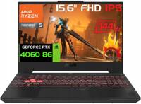 Asus TUF Gaming A15 15' 144Hz Ryzen 5 7535HS DDR5 64GB SSD4000 RTX4060 W11