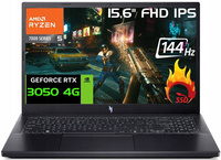 Gamingowy Acer Nitro V R5 7535HS 15' 144Hz DDR5 16GB SSD 1000GB RTX3050 W11